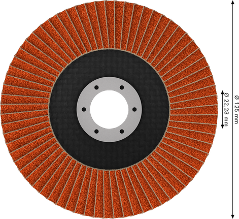 Lamelový kotouč Bosch EXPERT X782 125 mm G60, zkosený.